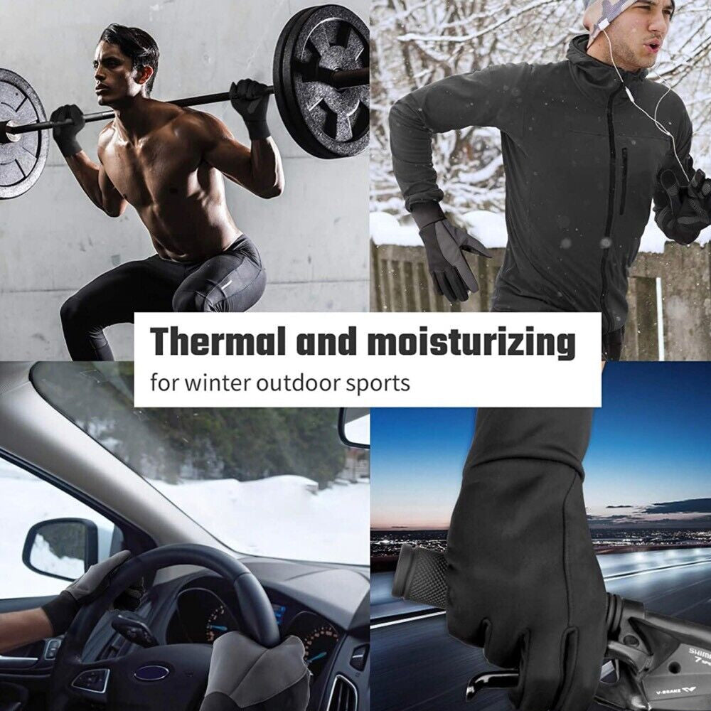 héBei Winter Gloves Touch Screen Water Resistant Thermal for Running Cycling Driving Hiking Windproof cycling gloves for Men and Women