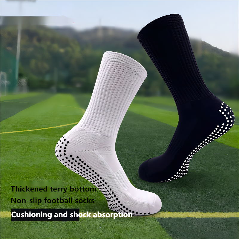 héBei High Quality Comfortable Breathable Football Grip Socks Custom Design Anti Slip Mens Soccer Socks