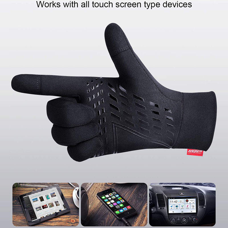 héBei OEM Running Sports Winter Gloves Compression Windproof Anti-Slip Warm Liner Touchscreen Gloves